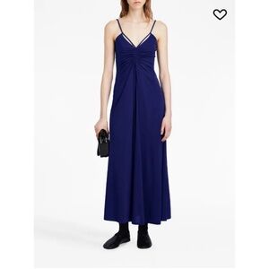 Proenza Schouler White Label gathered-neckline sleeveless long dress 12 NWOT